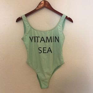 Women one piece swimsuit